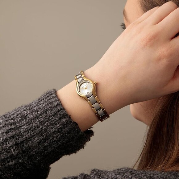✨ Anne Klein Bracelet Watch Women Silver Date Function Jewelry-Clasp Watch - Picture 6 of 6